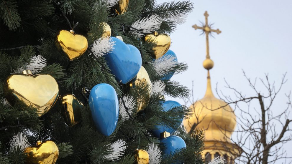 Πρώτα Χριστούγεννα στην Ουκρανία την 25η Δεκεμβρίου