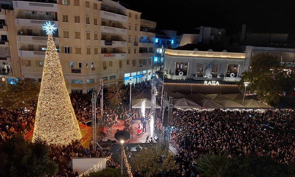 Καλαμάτα: Σήμερα η φωταγώγηση του χριστουγεννιάτικου δέντρου της κεντρικής πλατείας