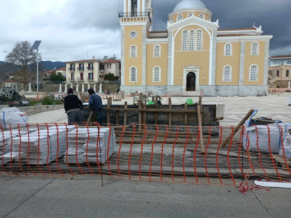 Αυτοψία σε υπό εξέλιξη  συγχρηματοδοτούμενα έργα του Δήμου Καλαμάτας