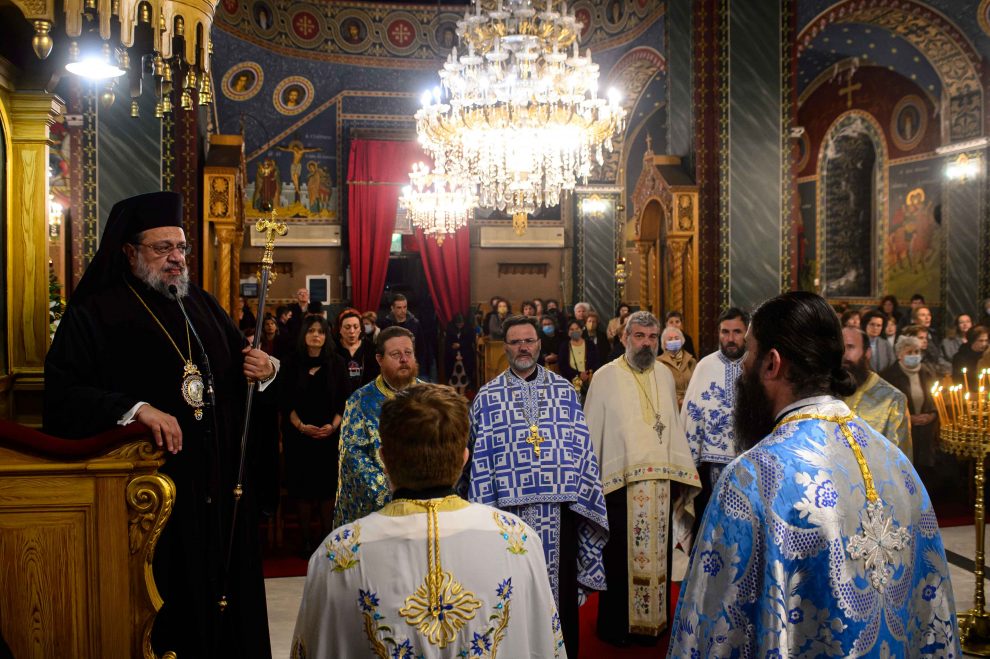 Ο Πανηγυρικός Εσπερινός του Τιμίου Προδρόμου στην Καλαμάτα