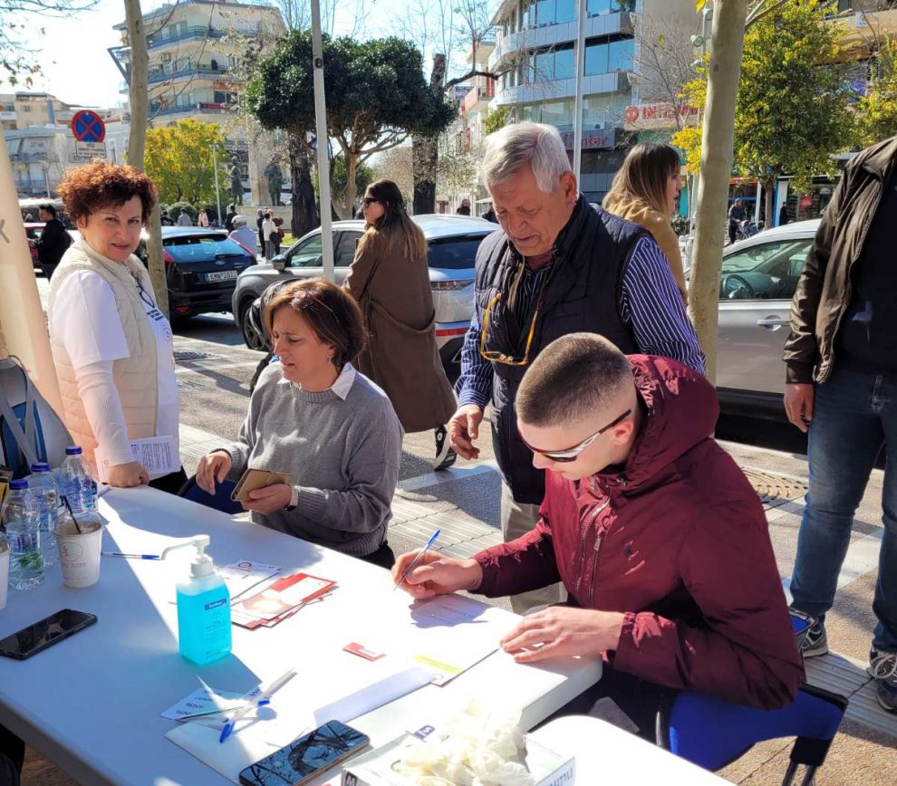 «Γίνε ο Ήρωας ενός Παιδιού»: 40 νέοι εθελοντές δότες  μυελού των οστών στην Καλαμάτα