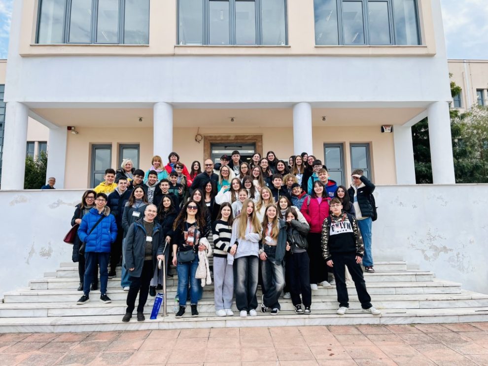 Επίσκεψη μαθητών προγράμματος Erasmus+ στο Δημαρχείο Καλαμάτας