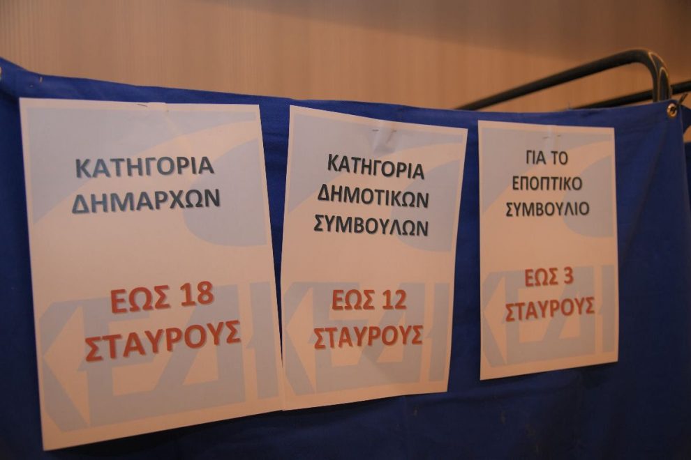 Τα αποτελέσματα των εκλογών της Κεντρικής Ένωσης Δήμων Ελλάδος