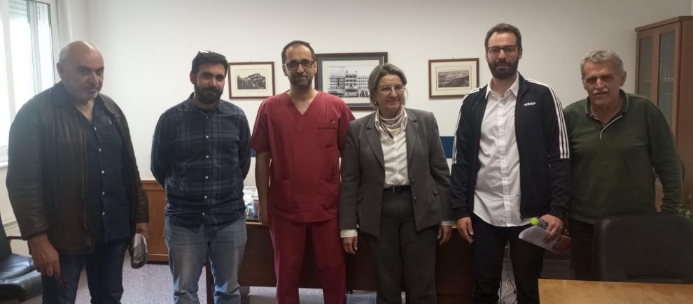 Περιοδεία ευρωβουλευτή Λευτέρη Νικολάου-  Αλαβάνου στο Νοσοκομείο Καλαμάτας
