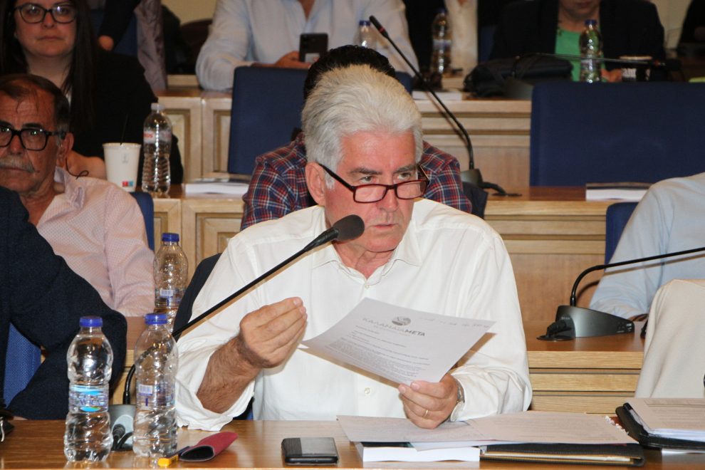 Β. Τζαμουράνης: Όλα τα σοβαρά έργα του  Δήμου βρίσκονται στον αέρα…