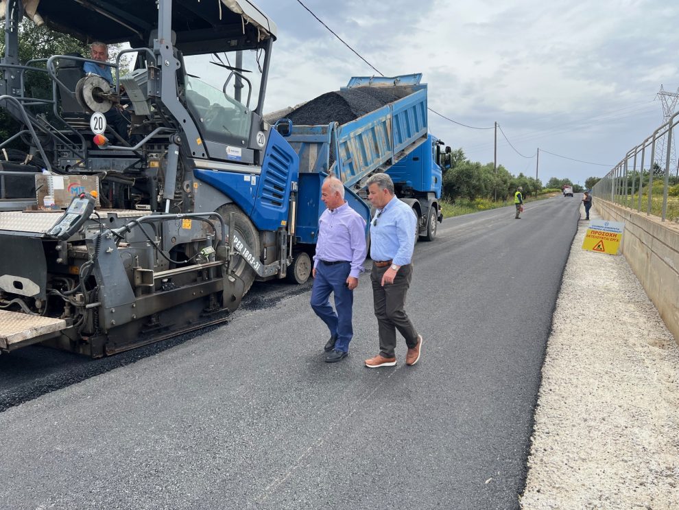 Αυτοψία αντιπεριφερειάρχη σε οδικό  έργο στο τμήμα Χώρα – Γαργαλιάνοι»