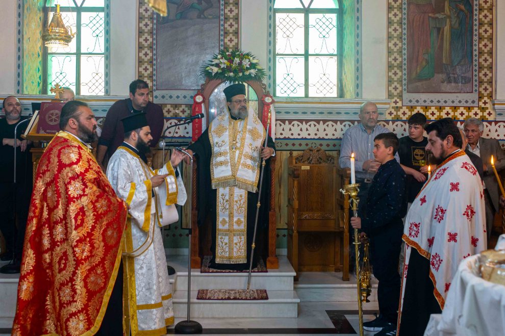 Ο εσπερινός του Αγίου Γεωργίου στην Ιερά Μητρόπολη Μεσσηνίας