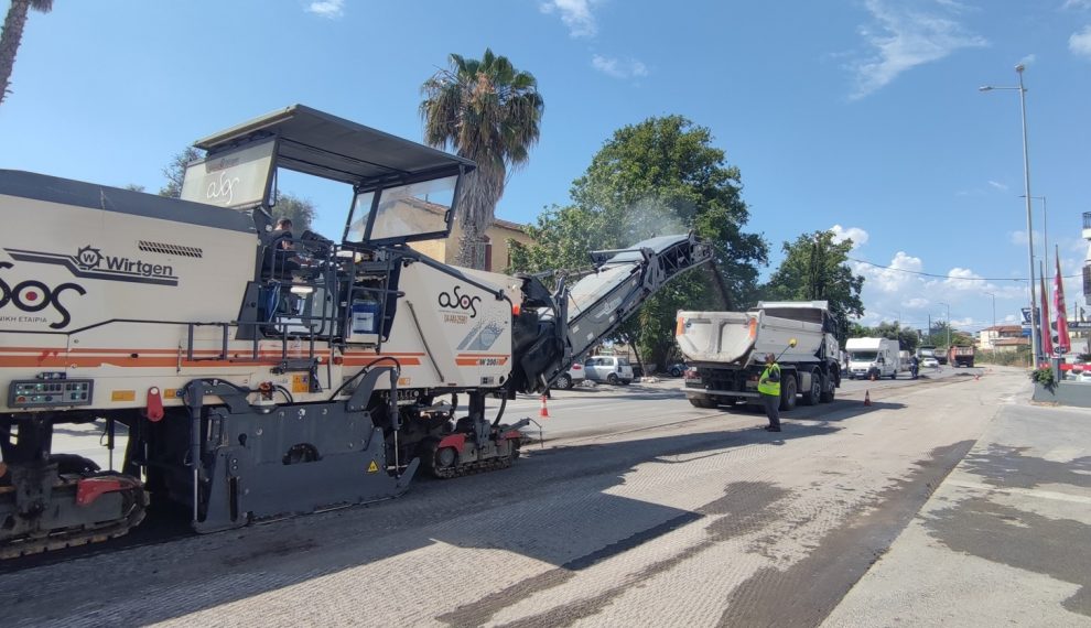Εκτεταμένες ασφαλτοστρώσεις στο  δευτερεύον εθνικό δίκτυο Μεσσήνης-Πύλου
