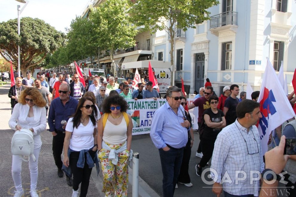 Εργατική Πρωτομαγιά: Συγκεντρώσεις και πορείες χθες στην Καλαμάτα