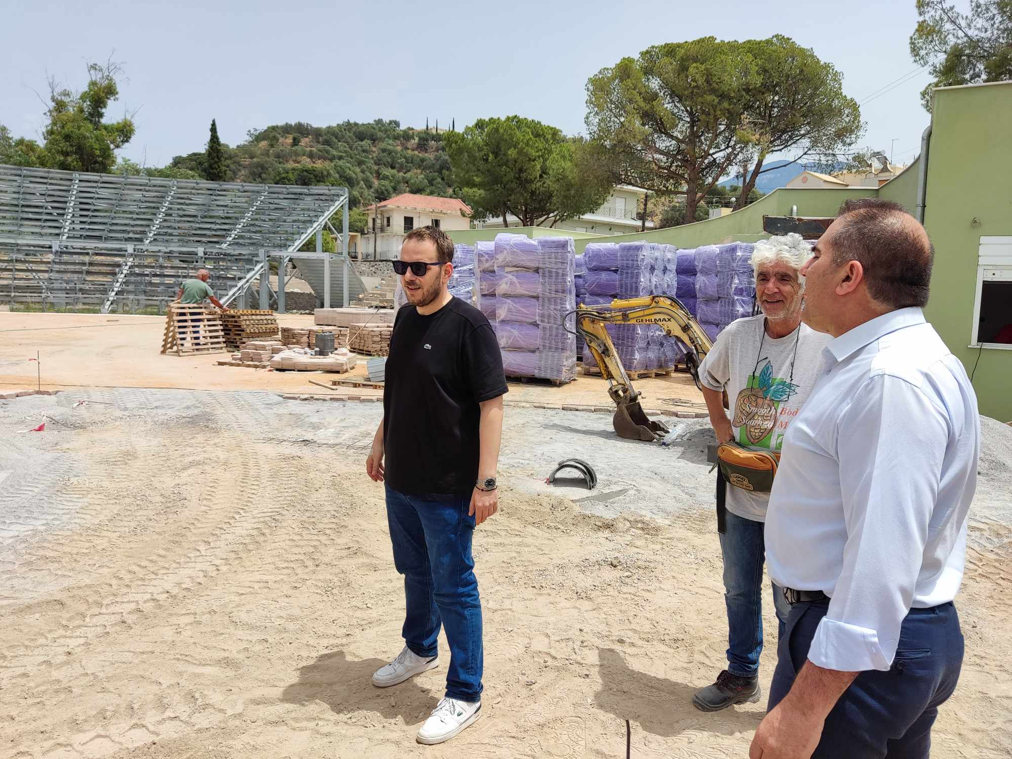 Προχωρούν οι εργασίες ολοκλήρωσης του Ανοιχτού Θεάτρου Καλαμάτας