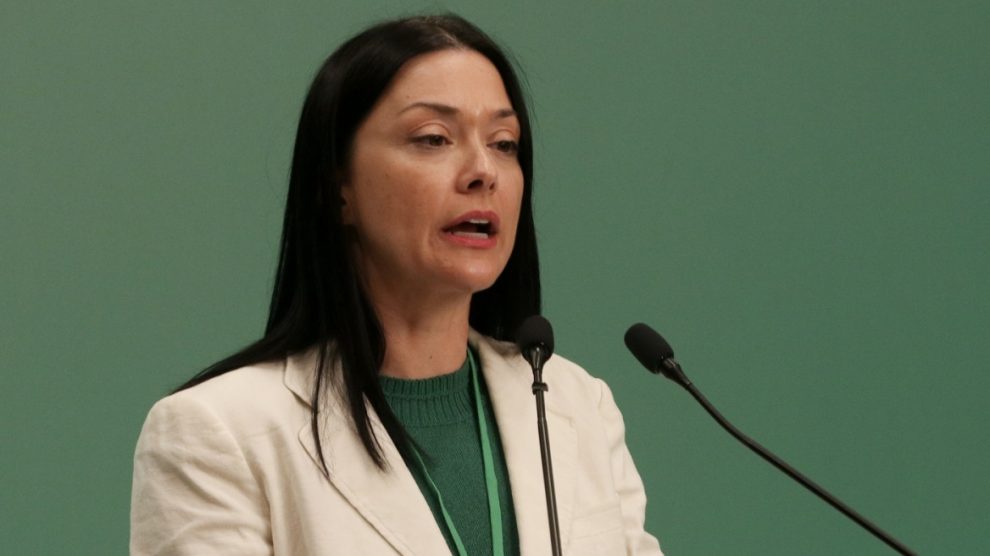 Η Νάντια Γιαννακοπούλου ανακοίνωσε την υποψηφιότητά της για πρόεδρος του ΠΑΣΟΚ