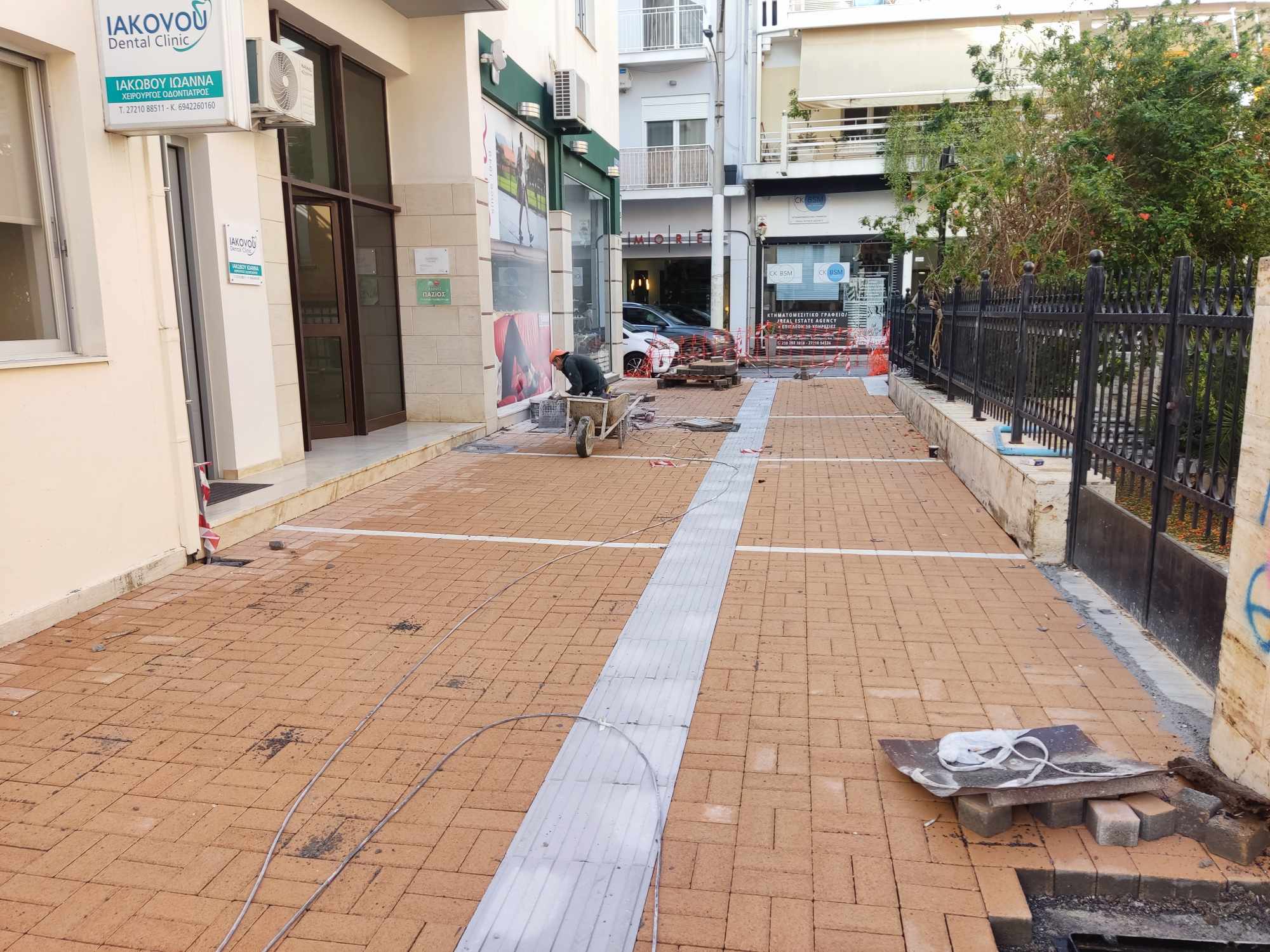 Προχωρούν οι εργασίες στην οδό Αριστοδήμου