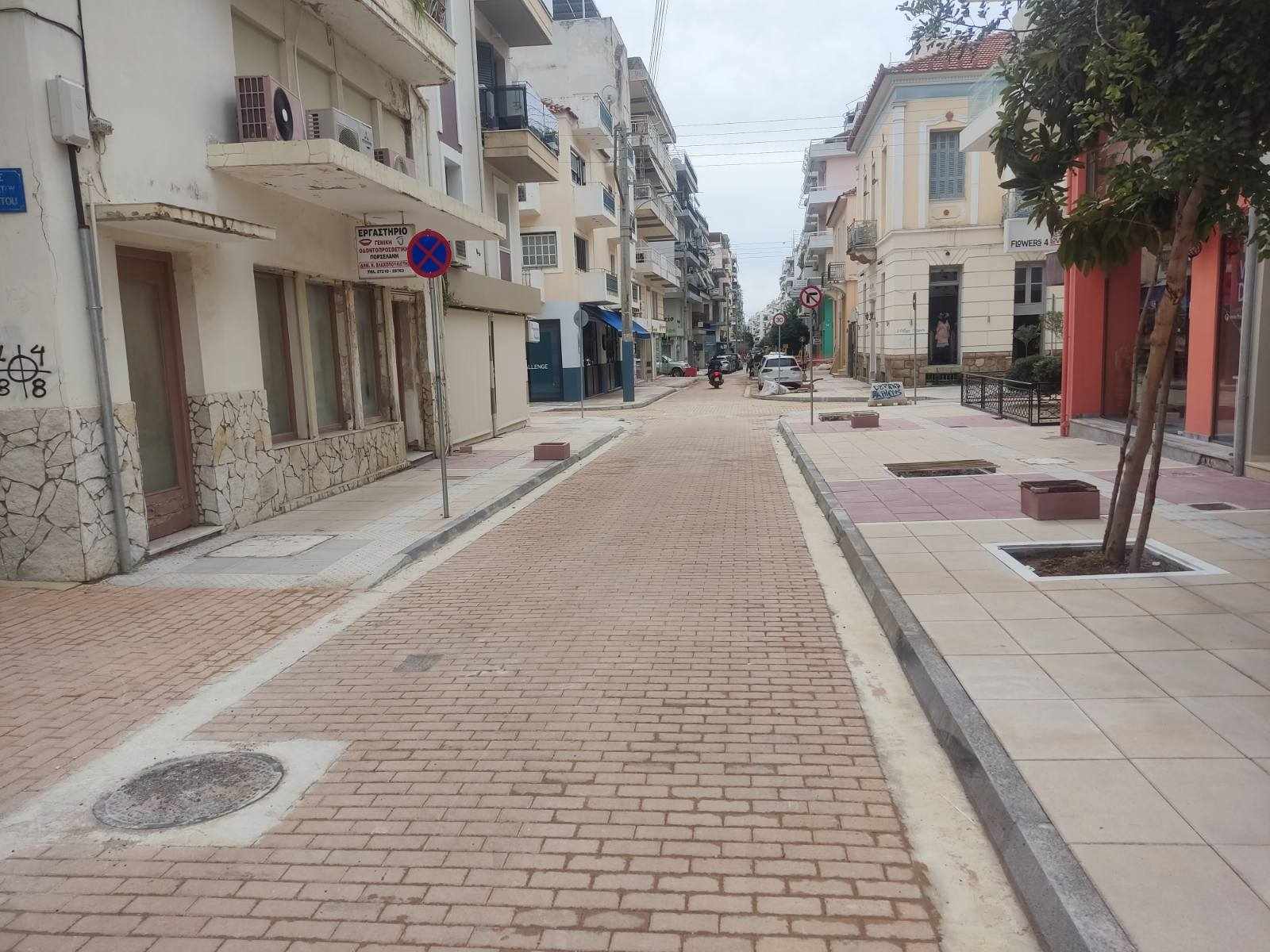 Τα αναπλασμένα τμήματα στο κέντρο της Καλαμάτας