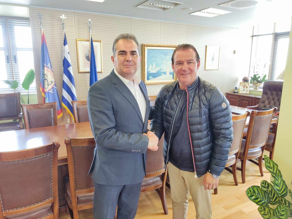 Συνάντηση του δημάρχου Καλαμάτας με τον πρόεδρο της ΠΑΕ Καλαμάτα Γιώργο Πρασσά
