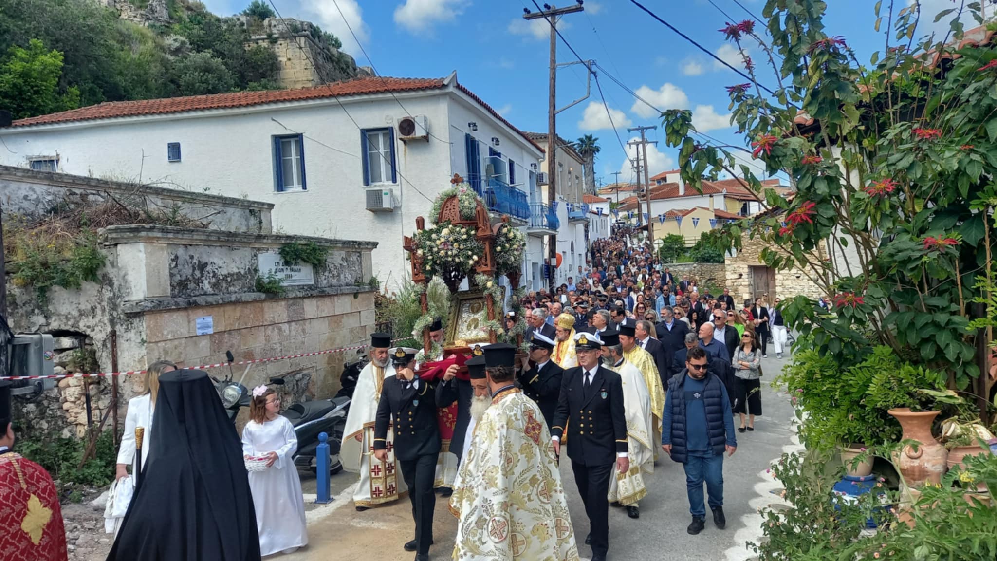 Λαμπρός ο εορτασμός της Παναγίας Ελεήστριας στην Κορώνη