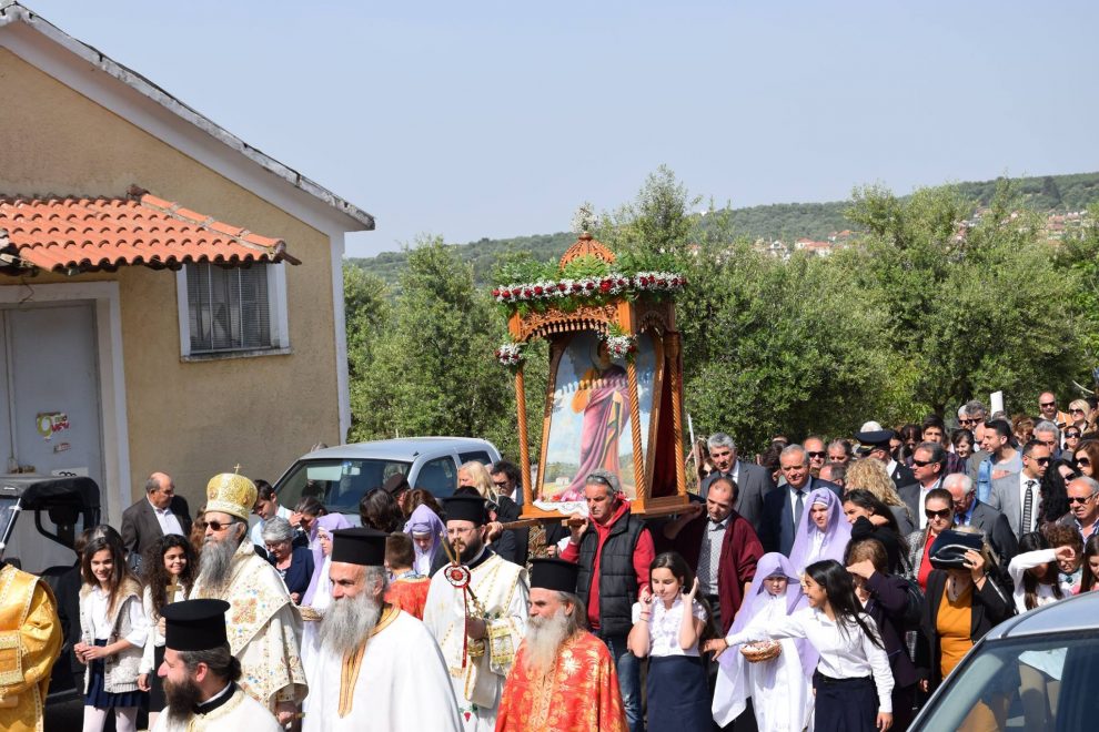 Θρησκευτική πανήγυρη στη Χώρα εις μνήμην Αγίου Δημητρίου του Χωραΐτη