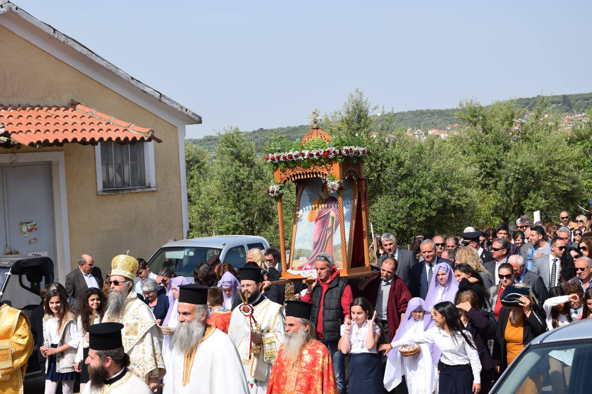 Θρησκευτική πανήγυρη στη Χώρα εις μνήμην Αγίου Δημητρίου του Χωραΐτη