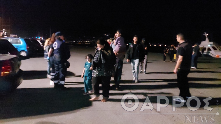 Στις αποθήκες του λιμανιού της Καλαμάτας οι 81 μετανάστες