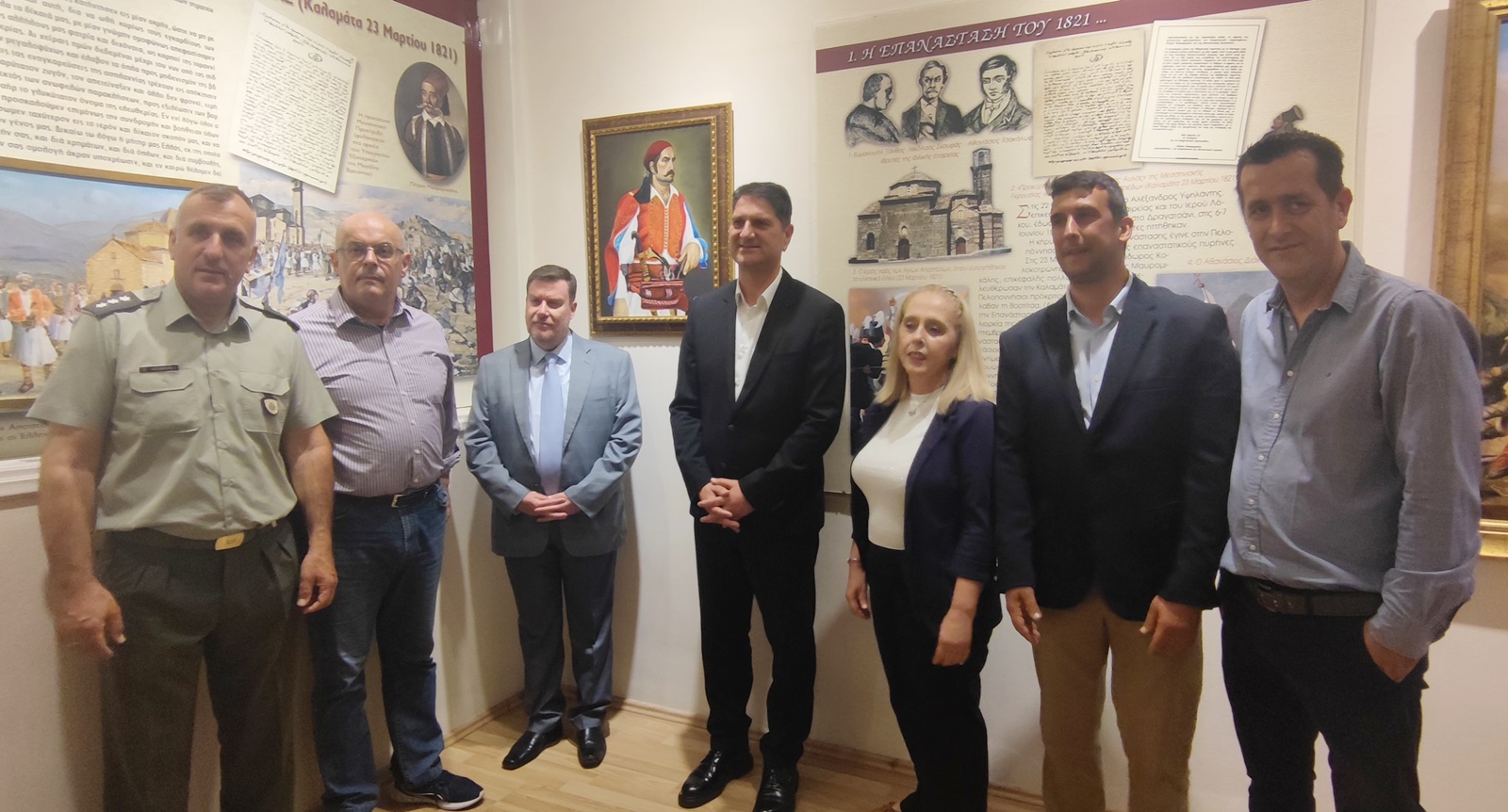 Μόνιμα στο Πολεμικό Μουσείο Καλαμάτας ο πίνακας του χιλίαρχου Ηλία Κορμά