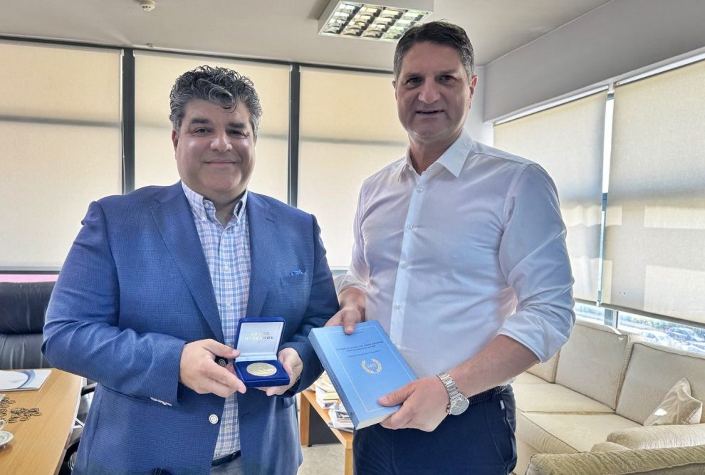 Συνάντηση δημάρχου Μεσσήνης με πρόεδρο Παμμεσσηνιακής  Ομοσπονδίας Αμερικής και Καναδά