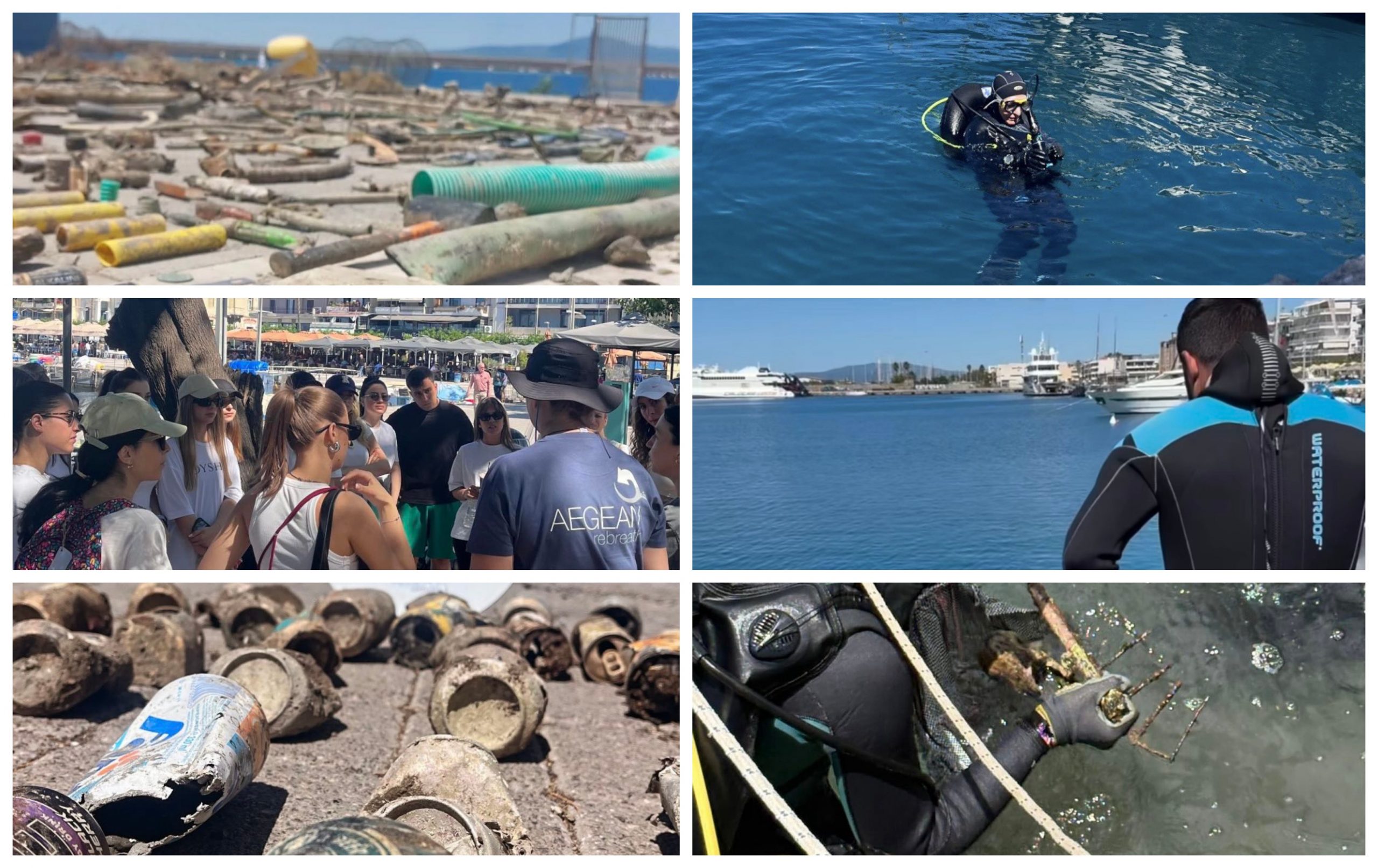 Aegean Rebreath: Το λιμάνι της Καλαμάτας έχει καθαριστεί στο 70% του συνόλου του