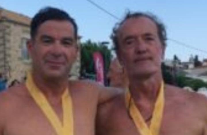 Στο βάθρο της Στούπας ο Νίκος Ηλιόπουλος και ο προπονητής του Τάκης Λαγοπάτης