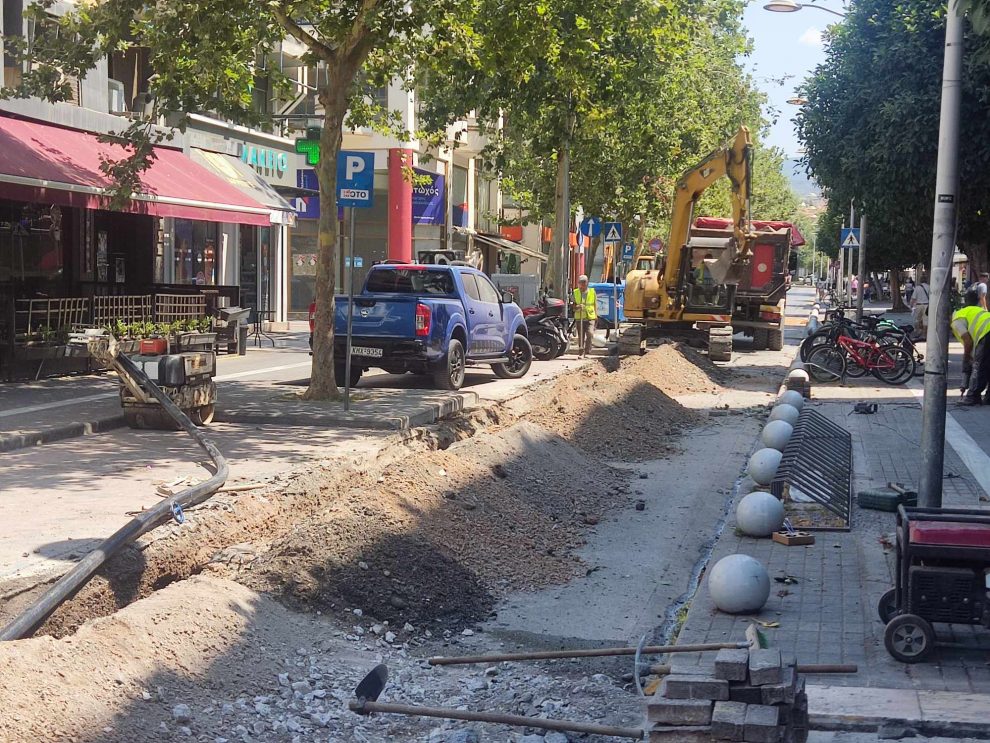 Ξεκίνησε η αντικατάσταση του δικτύου ύδρευσης στη Σιδηροδρομικού Σταθμού