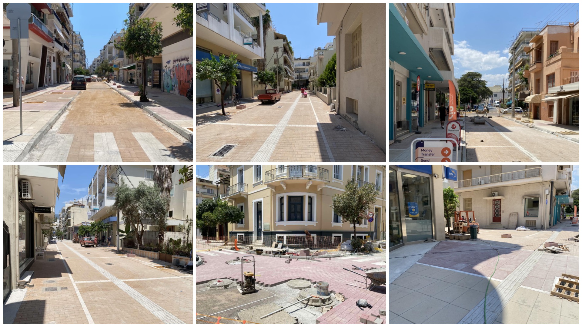 Νέα δυναμική αποκτά το κέντρο της Καλαμάτας με τις αναπλάσεις