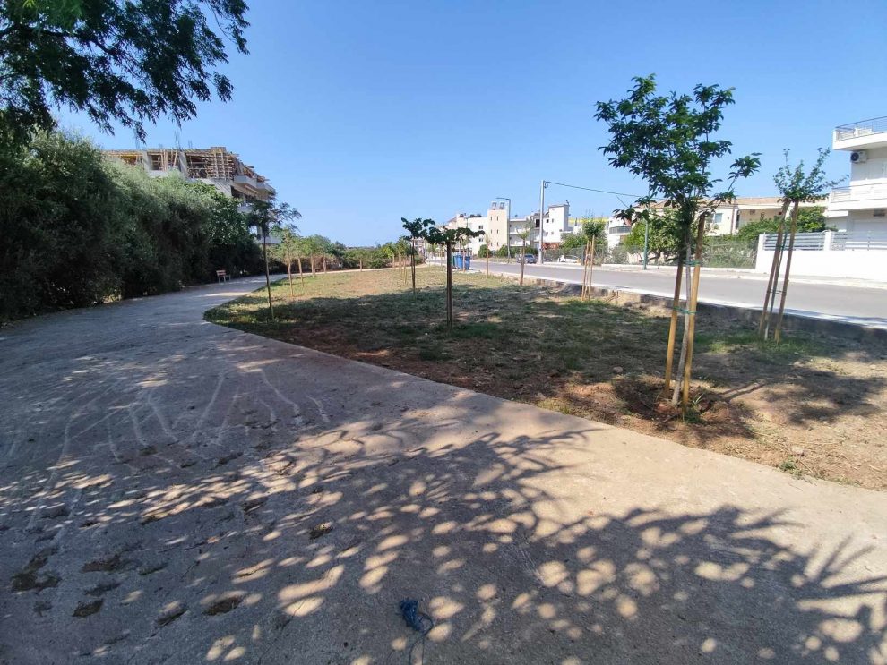Ολοκληρώνεται ένα ακόμα πάρκο τσέπης στην οδό Χρυσανθέμων
