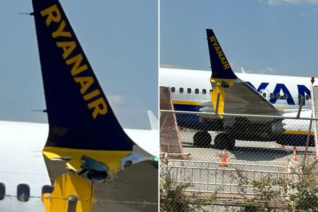 Ατύχημα με αεροσκάφος της Ryanair στο αεροδρόμιο Καλαμάτας