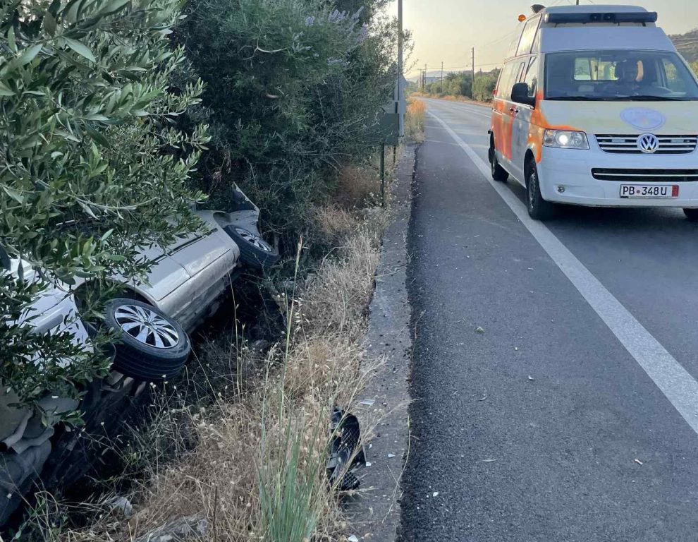 Τροχαίο με τρεις τραυματίες στην Ε.Ο. Καλαμάτας – Αρεόπολης