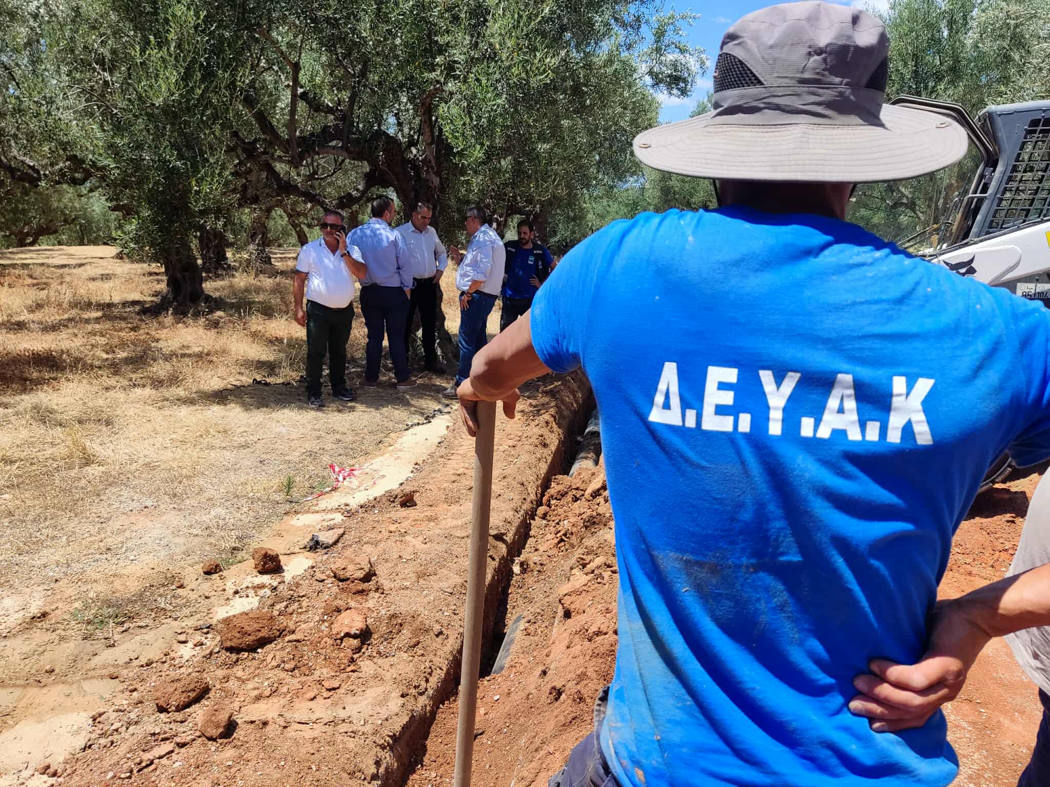 Σε εξέλιξη κατασκευή νέου αγωγού μεταφοράς νερού