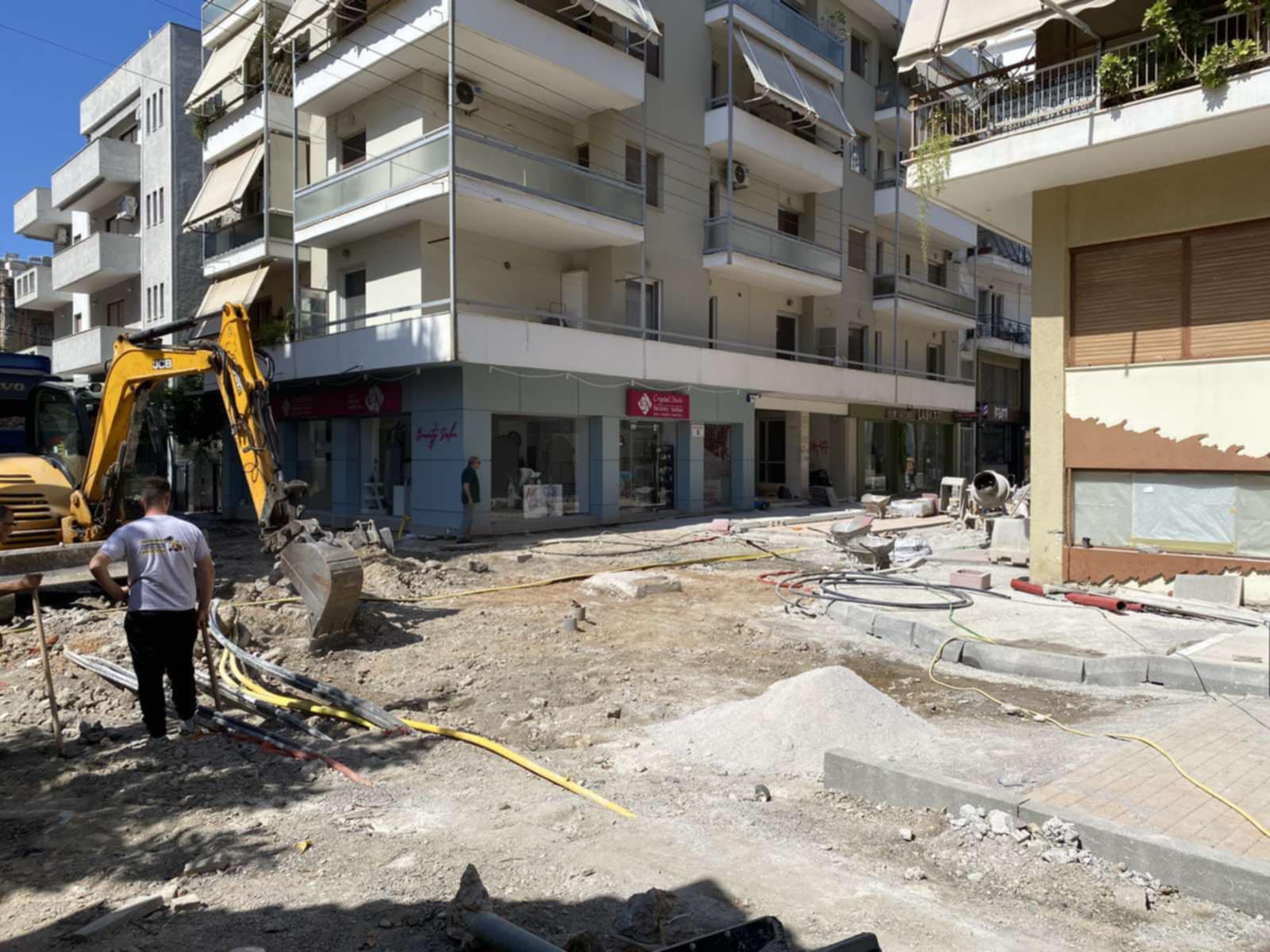 «Τρέχει» το έργο των αναπλάσεων στο κέντρο της Καλαμάτας
