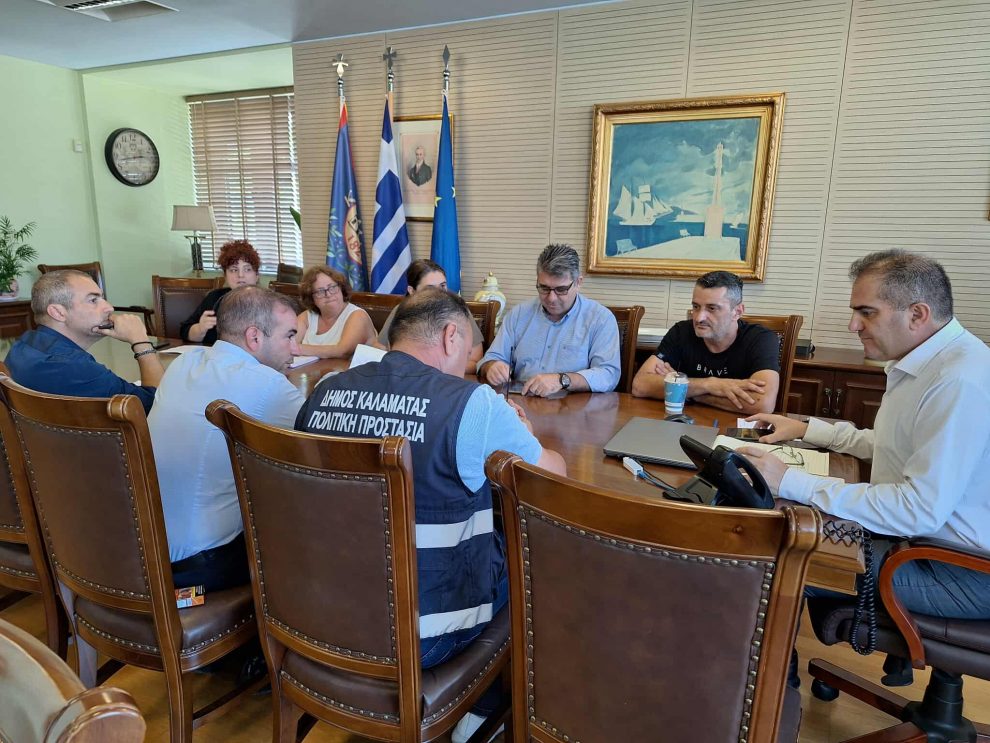Δήμος Καλαμάτας: Έκτακτη σύσκεψη Συντονιστικού Πολιτικής Προστασίας λόγω ακραίου κινδύνου πυρκαγιάς