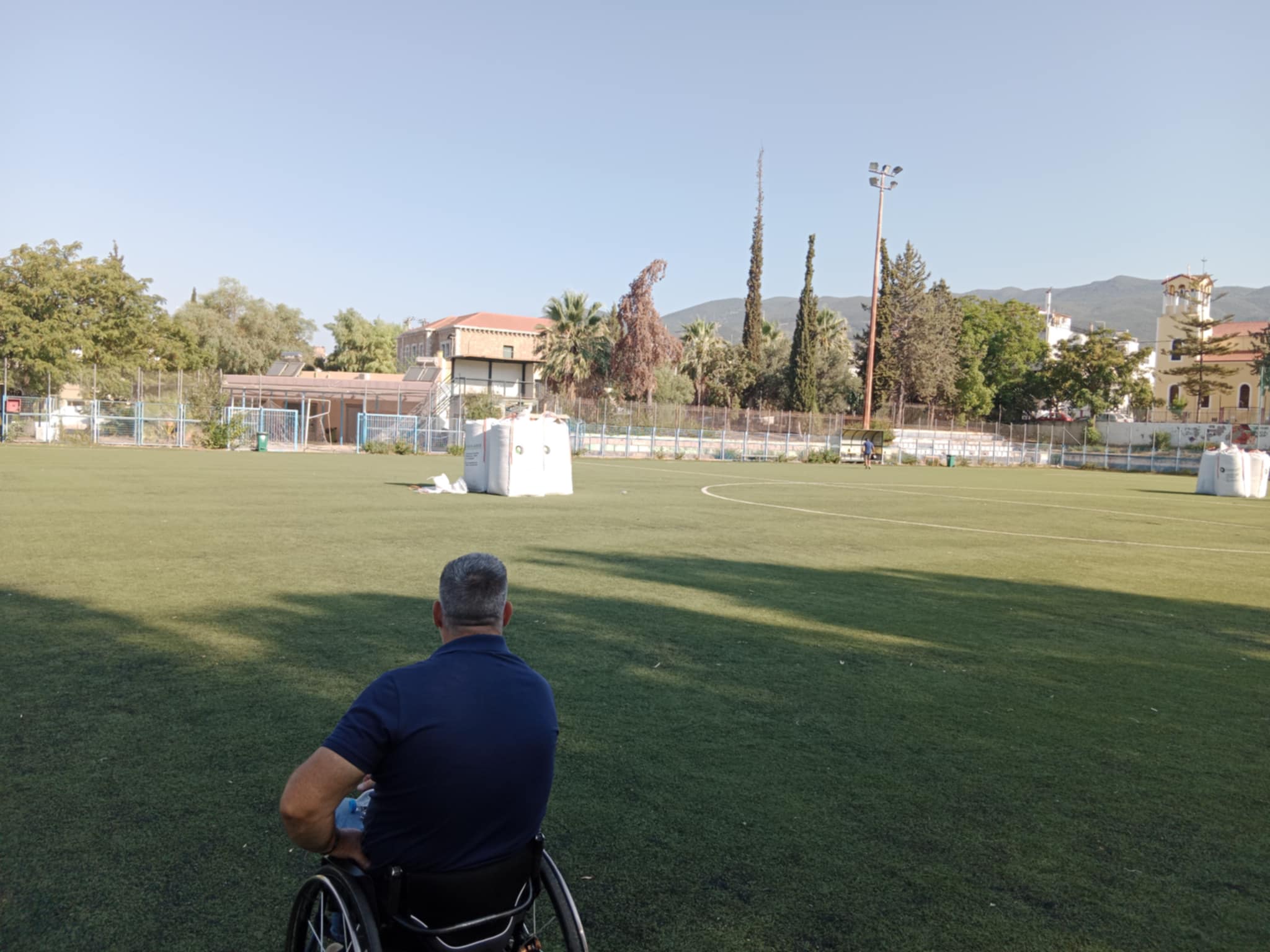 Με προσθήκη καουτσούκ άρχισαν οι εργασίες στο γήπεδο «Π. Μπαχράμης»