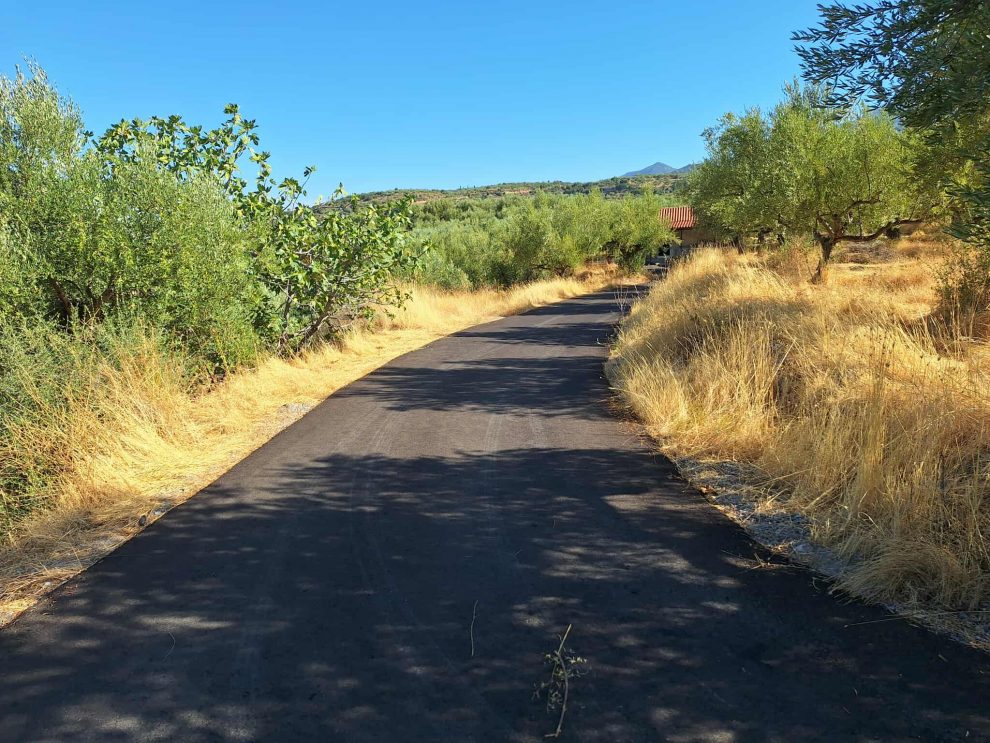 Ασφαλτόστρωση της οδού προς τον αρχαιολογικό χώρο της Αρχαίας Θουρίας