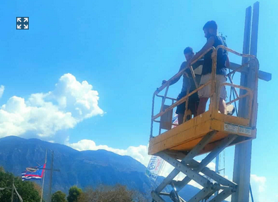 Νέα φωτιστικά led στην προκυμαία του Λιμένα Καλαμάτας