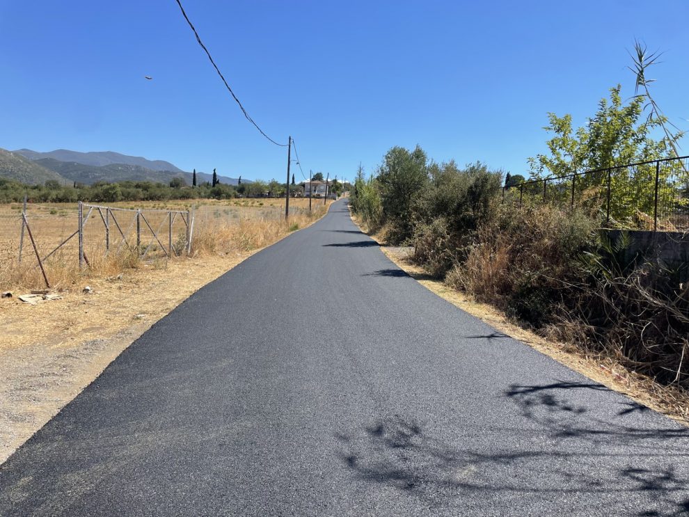 Ολοκληρώθηκε το έργο ασφαλτόστρωσης  και βελτίωσης της οδοποιίας στη Σκάλα