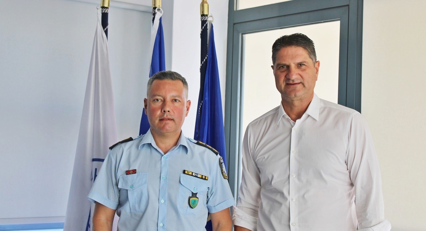 Στο Δήμαρχο Μεσσήνης ο νέος Διοικητής του Αστυνομικού Τμήματος