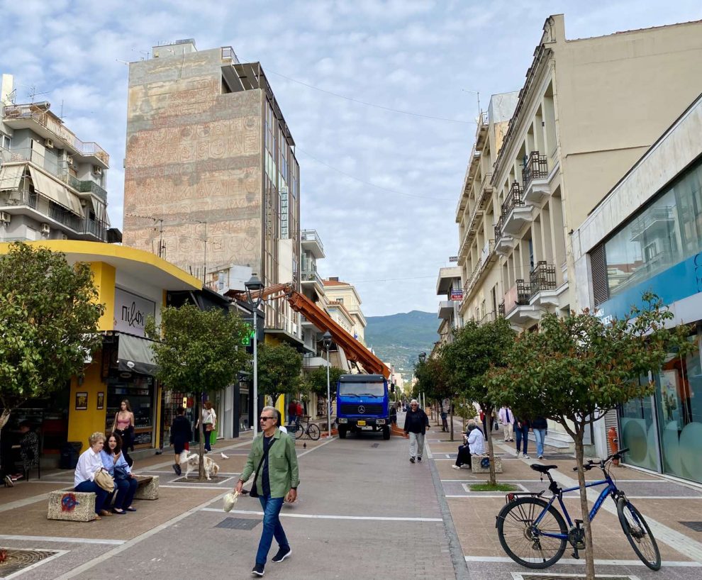 Νέα εικαστική παρέμβαση  στην «καρδιά» της Καλαμάτας δια χειρός “KLE”