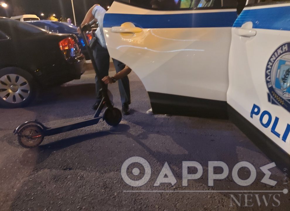 Τροχαίο με εγκατάλειψη στο κέντρο της Καλαμάτας