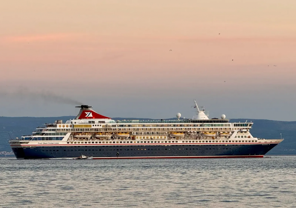 Το κρουαζιερόπλοιο «Balmoral» στο λιμάνι Καλαμάτας