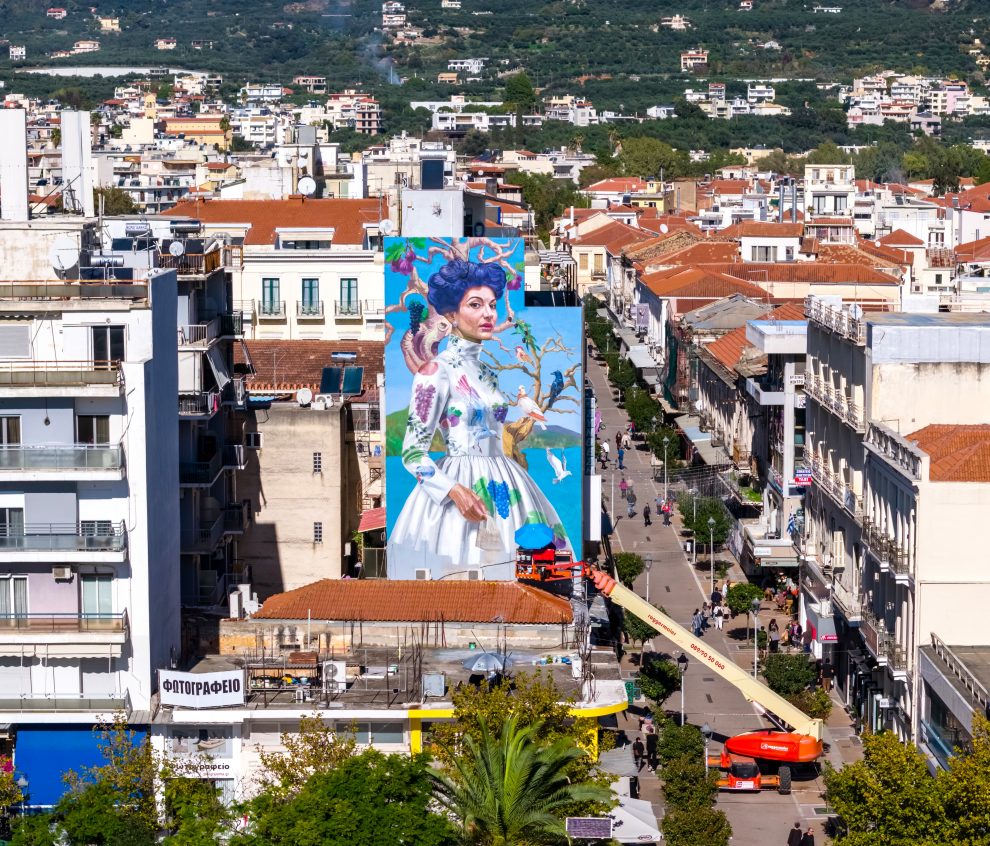 Καλαμάτα: Παρουσίαση της νέας τοιχογραφίας από τον εικαστικό καλλιτέχνη “KLE”