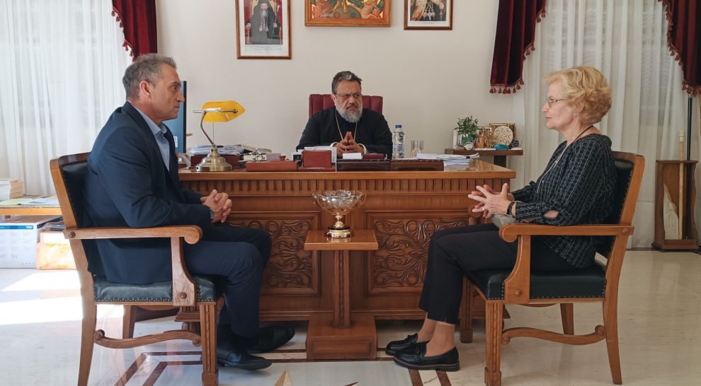 Στο μητροπολίτη Μεσσηνίας ο νέος διοικητής του Νοσοκομείου Καλαμάτας