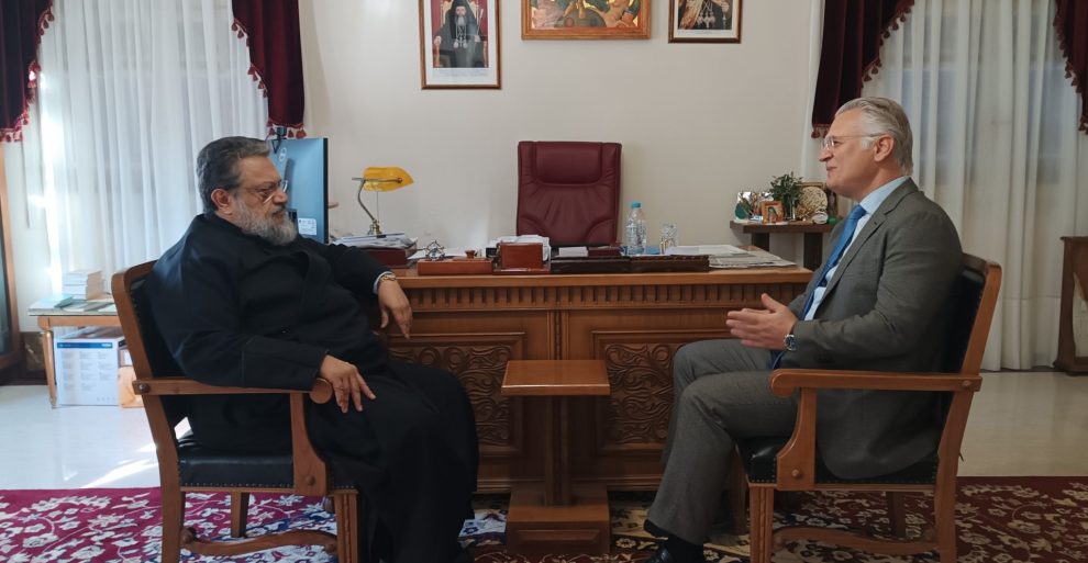Στο μητροπολίτη Μεσσηνίας ο περιφερειάρχης Πελοποννήσου