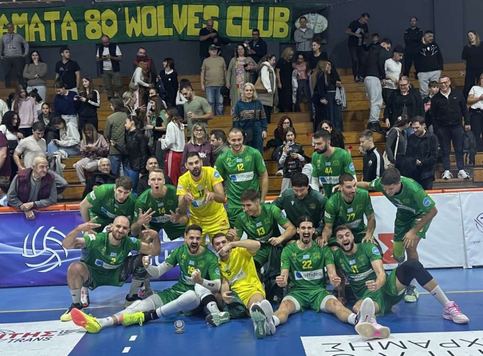 Εντυπωσιακή εμφάνιση και πρώτη νίκη η Καλαμάτα ’80, 3-0 τον Φλοίσβο