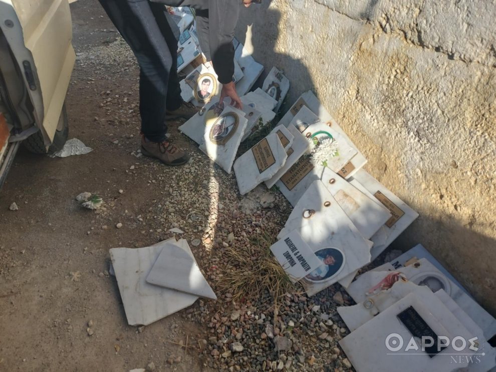 Τραγικές εικόνες και αγανακτισμένοι πολίτες στο Νεκροταφείο Καλαμάτας