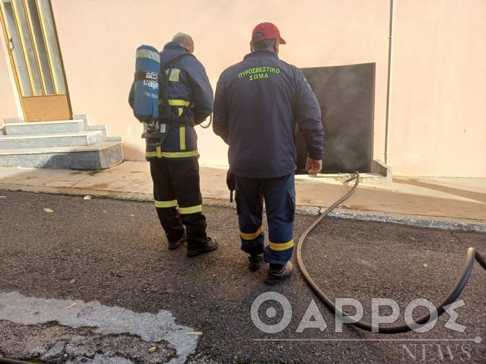 Φωτιά σε υπόγειο στη Μανιακίου