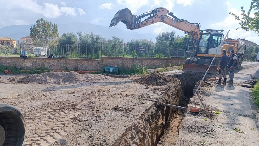 Θουρία – Λέικα: Σε φάση υλοποίησης η «ολοκλήρωση του δικτύου αποχέτευσης»