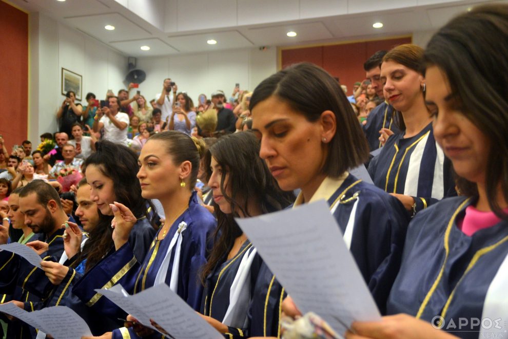 Πανεπιστήμιο Πελοποννήσου: Ορκωμοσίες στα τμήματα της Καλαμάτας